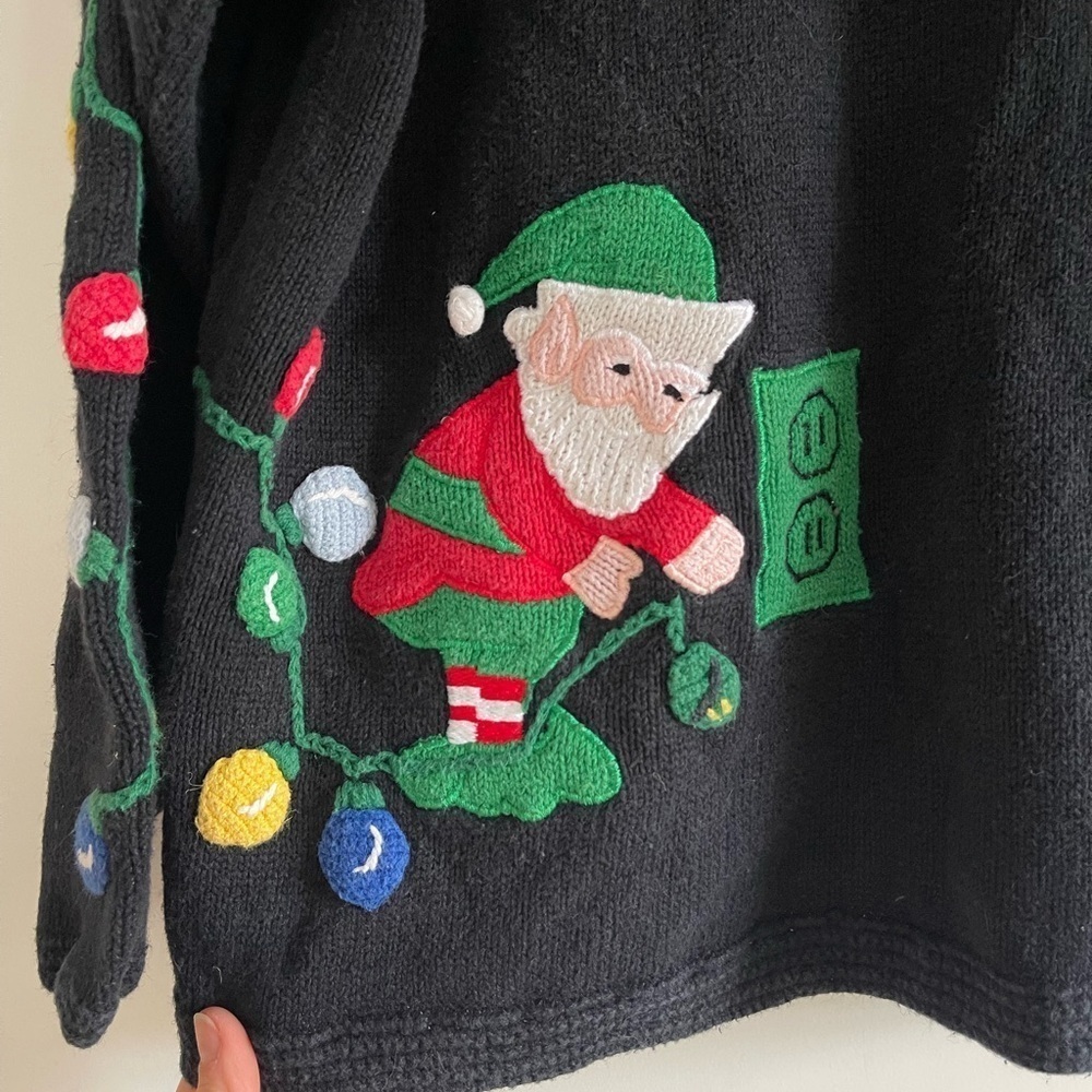 Kitschy Mandal Bay Vintage Christmas Sweater - XL - Picture 6 of 6